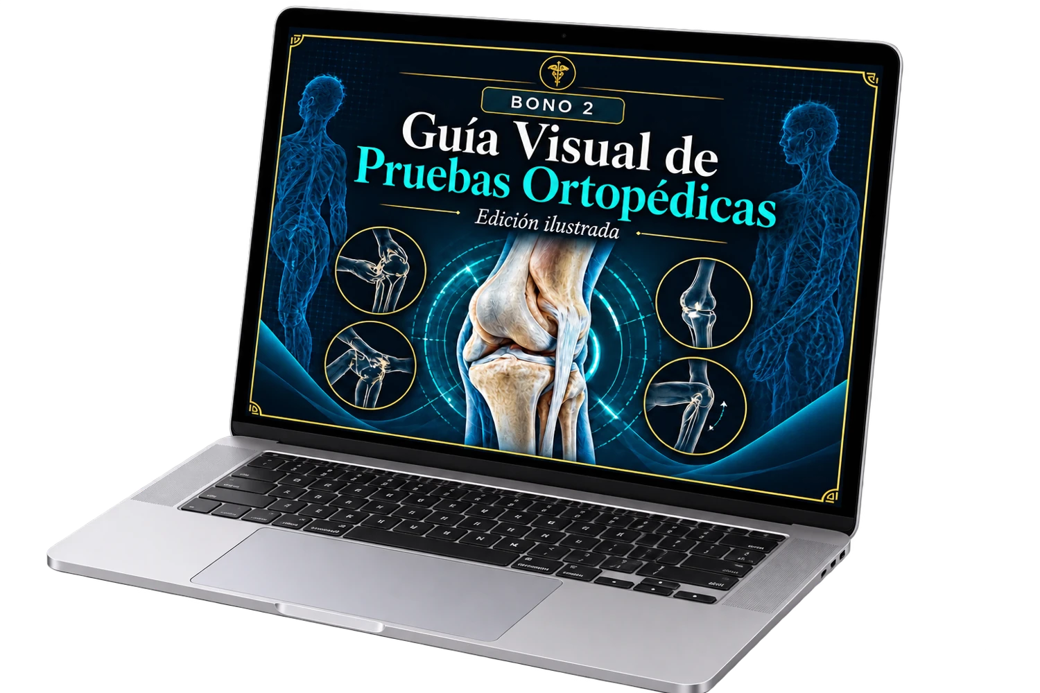 Mockup de Guía Visual de Pruebas Ortopédicas